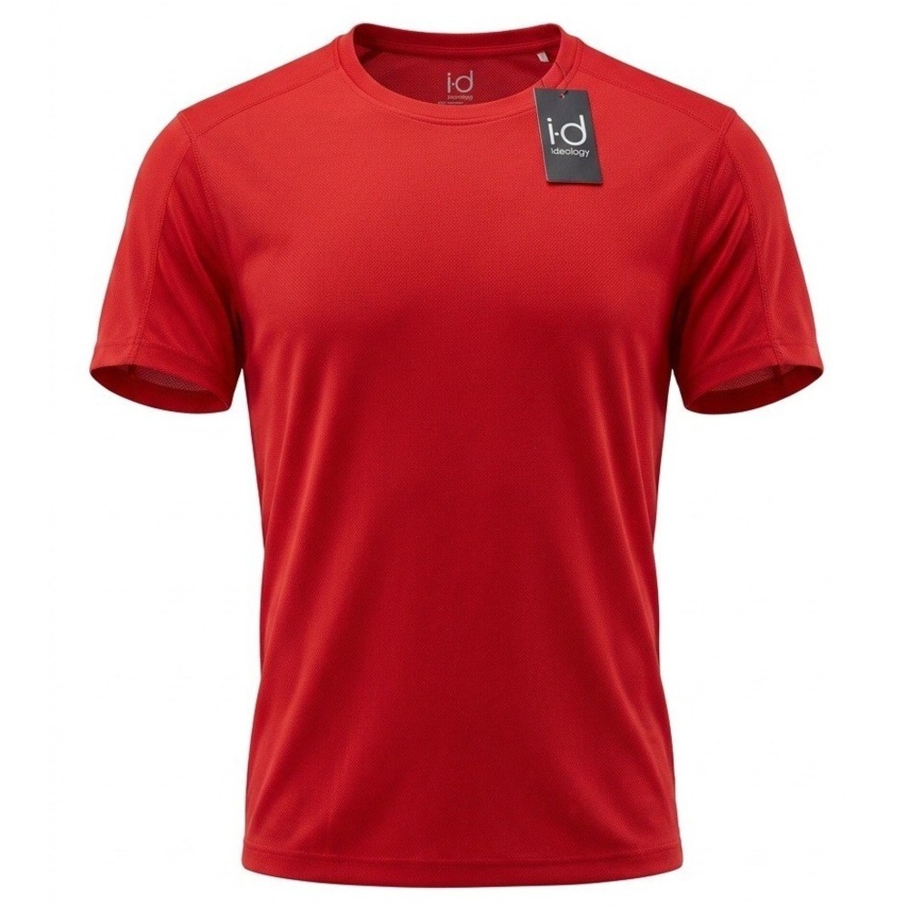 Ideology Mens Performance Tee Licorice Red RapiDry Workout Shirt Large NEW